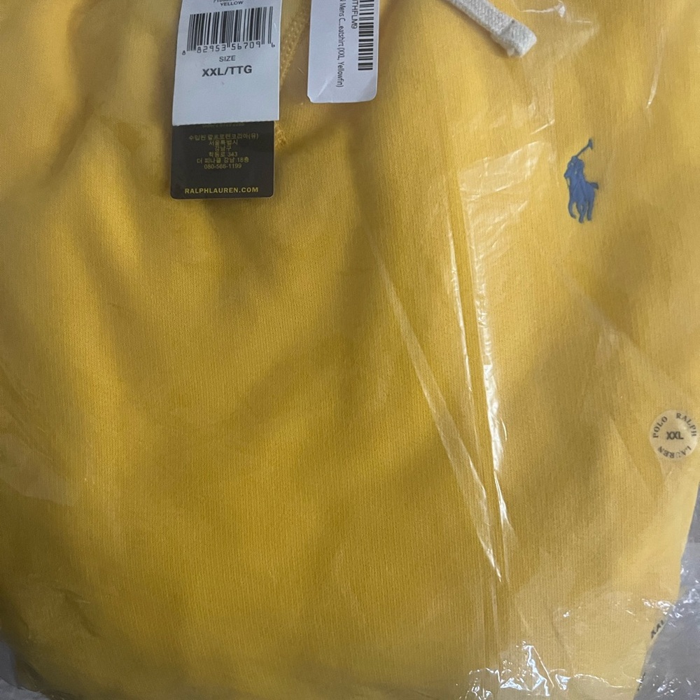 Yellow Or Navy Blue Sweat Hood $80 a Piece
